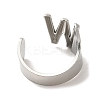 Non-Tarnish 201 Stainless Steel Finger Rings RJEW-H223-04P-W-2