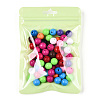 Macaron Color Plastic Yin-yang Resealable Bags OPP-N001-01E-04-3