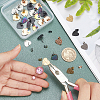 30Pcs 5 Colors Ion Plating(IP) 304 Stainless Steel Stud Earring Findings EJEW-UN0001-67-2
