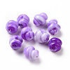 Two Tone Opaque Acrylic Beads OACR-P013-31A-1