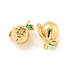 Brass Micro Pave Cubic Zirconia Pendants LS-KK-K369-02G-06-2