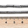 Electroplated Natural Lava Rock Beads Strands G-K388-03A-03-4