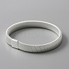 High Carbon Steel Stretch Arm Bracelets for Men BJEW-WH0020-10S-2