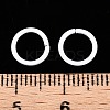 100Pcs Baking Paint Zinc Alloy Open Jump Rings FIND-WH0032-85A-03-4