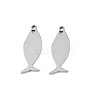 Non-Tarnish 304 Stainless Steel Pendants STAS-N095-105-1