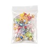 8Pcs Angel Acrylic & Glass Pearl Pendant Decorations HJEW-FS00070-4