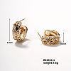 Shiny Women's Earrings with Hollow Design OK1604-1-1