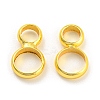 Rack Plating Brass Connector Charms KK-P240-02G-1