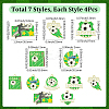 28Pcs 7 Styles Alloy Enamel Pendants FIND-SC0019-56-2