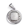 Non-Tarnish 304 Stainless Steel Pendants STAS-I143-08P-02-1