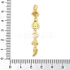 Brass Micro Pave Clear Cubic Zirconia Pendants KK-D101-01A-G-3
