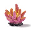 Resin Imitation Coral Ornaments DJEW-G026-07B-1