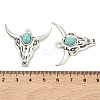 Bohemian Synthetic Turquoise Cattle Pendants FIND-Z112-01AS-04-3