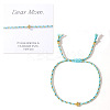Mother's Day Adjustable Brass Bead Braided Bead Bracelets YE2550-11-1
