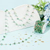 DIY Natural Green Aventurine Jewelry Set Making Kit DIY-WR0004-16A-3
