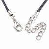 Dyed Natural Brazilian Agate Pendant Necklaces G-T104-10-5