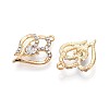Alloy and Rhinestone Pendants PALLOY-T092-16G-2