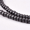 Matte Style Frosted Non-magnetic Synthetic Hematite Beads Strands LS-G-M007-78-3