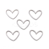 Non-Tarnish 201 Stainless Steel Linking Rings LS-STAS-R111-LA105-01-2