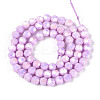 Anti-Tarnish Electroplate Glass Beads Strands EGLA-T021-6mm-15-02-2