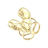 Adjustable 304 Stainless Steel Cuff Rings for Women RJEW-V004-04G-2