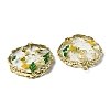 Transparent Resin Pendants RESI-D050-15LG-3