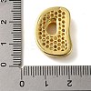 Rack Plating Brass Micro Pave Clear Cubic Zirconia Perdants KK-C067-11G-D-3