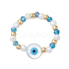 Glass Beaded Stretch Rings for Women RJEW-JR00704-3