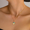 Brass Pendant Necklaces ZR8847-3
