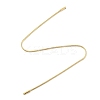 Ion Plating(IP) 304 Stainless Steel Round Snake Chain Bracelet Making BJEW-M293-11G-2