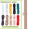 20 Yards 10 Colors Nylon Ribbon OCOR-BC0007-55-2