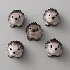 Resin Hedgehog Display Decorations DJEW-WH0042-29C-1