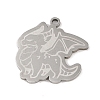 Non-Tarnish 201 Stainless Steel Pendants STAS-C095-34P-1