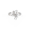 Non-Tarnish 304 Stainless Steel 12 Constellations/Zodiac Signs Open Cuff Ring for Women RJEW-S405-156P-C-1