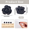 150Pcs Opaque Resin Beads CRES-PA0001-01-2