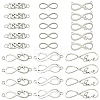30Pcs 6 Styles 201 Stainless Steel & Alloy Connector Charms STAS-YW0003-10-2