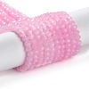 Baking Paint Imitation Jade Glass Bead Strands DGLA-A034-J4MM-A26-1