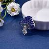 Cubic Zirconia Mushroom Brooch JBR102G-7