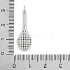 Rack Plating Brass Micro Pave Cubic Zirconia Pendants KK-P269-06P-3