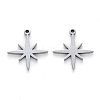 Tarnish Resistant 304 Stainless Steel Pendants X-STAS-N092-37-2