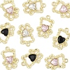 10Pcs Alloy with Rhinestone Pendants ALRI-FS0001-07-2