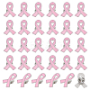 30Pcs AIDS/Breast Cancer Awareness Ribbon Enamel Pins JEWB-UN0001-07-1