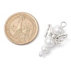 Glass Pearl Pendants PALLOY-JF02711-03-2