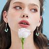 40Pcs 4 Colors 304 Stainless Steel Leverback Earring Findings STAS-UN0029-67-6