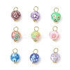 Handmade Polymer Clay Pendants PALLOY-JF03959-1