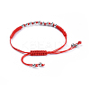 Adjustable Nylon Cord Braided Bead Bracelets BJEW-JB04426-03-3