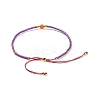 Adjustable Natural Yellow Aventurine Braided Bead Bracelets BJEW-F391-A17-8