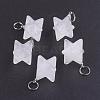 Natural Quartz Crystal Pendants G-E398-02J-2