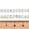 Transparent Glass Beads Strands EGLA-N016-4mm-06-4