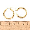 201 Stainless Steel Hoop Earrings LS-EJEW-Q026-09G-3
